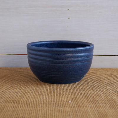 Farmhouse Ridges Soup Bowl - Denim