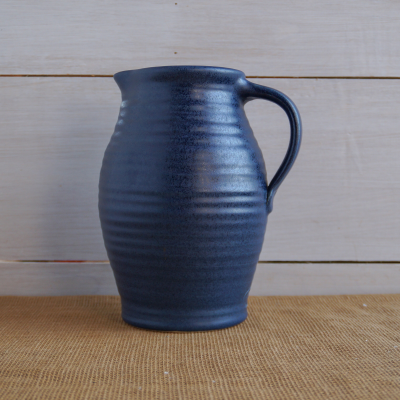 Farmhouse Ridges Pitcher- Denim