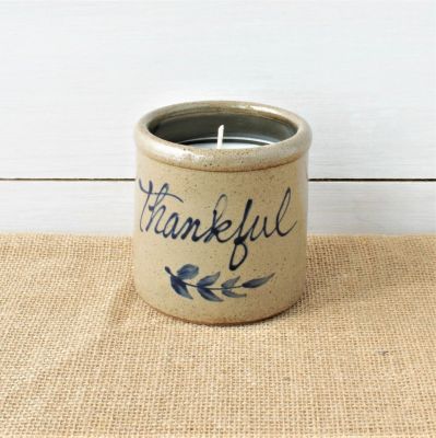Candle Crock - Thankful