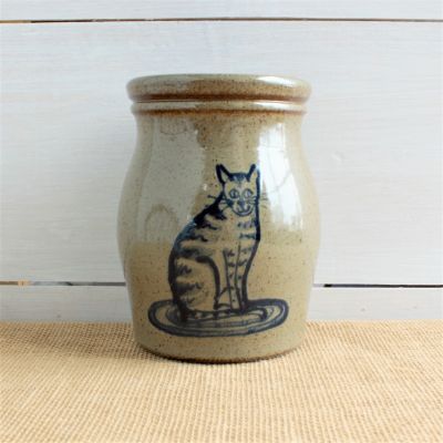 Utensil Jar - Cat