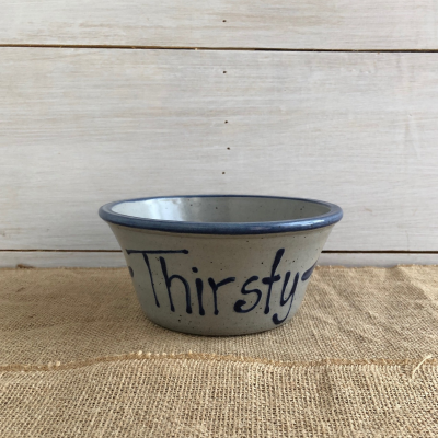 Classic Salt Glaze Dog Dish