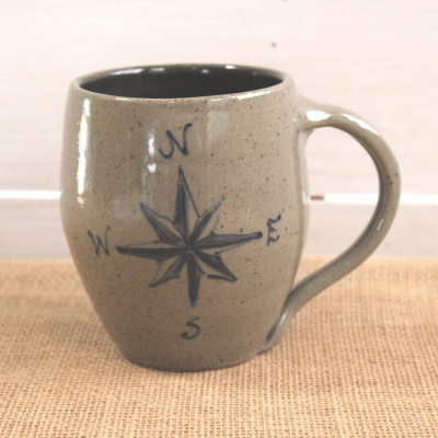 Cafe Mug- Compass 