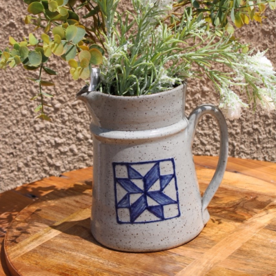 Barn Quilt Classic Pitcher 