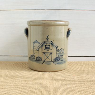 1/2 Gallon Crock - Barn