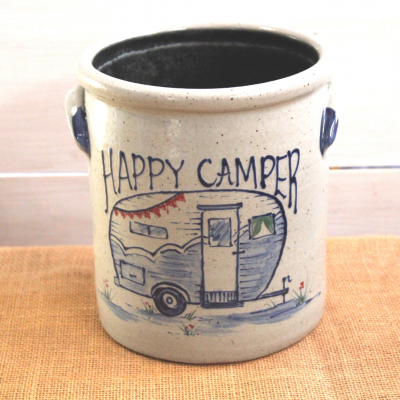 Happy Camper 1-Gallon Crock