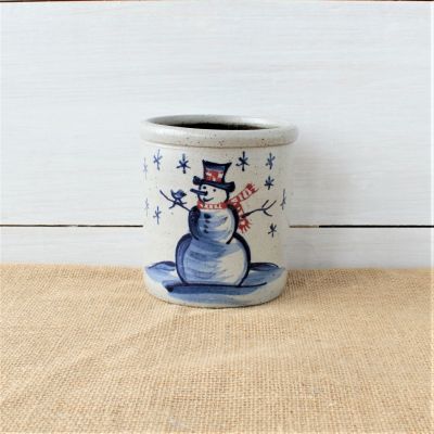 Classic 1 Quart Crock - Snowman