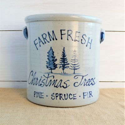2 Gallon Crock - Christmas Tree Farm
