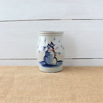 Classic Utensil Jar- Snowman