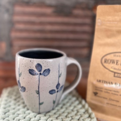 Cafe Mug- Petals in Bloom