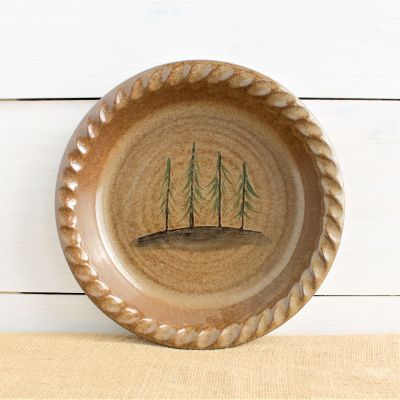 Northwoods Pine Tree Pie plate