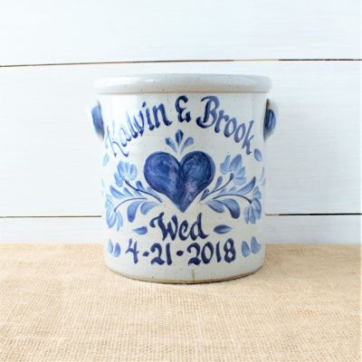 1 Gallon Crock - Personalized (Multiple Patterns Available)