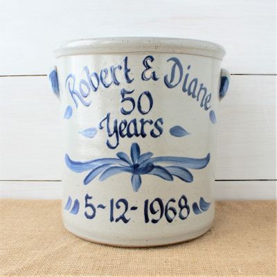 2 Gallon Crock- Personalized (Multiple Patterns Available)