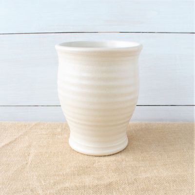Farmhouse Ridges Utensil Jar - Drift White