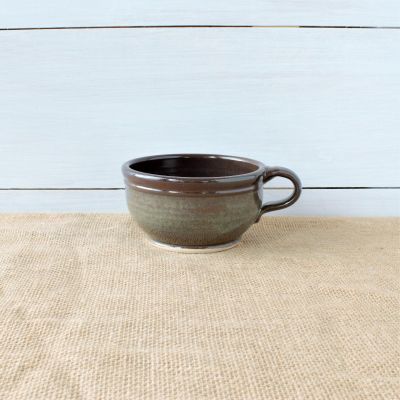 Sandstone Soup Bowl- Cerulean Blue
