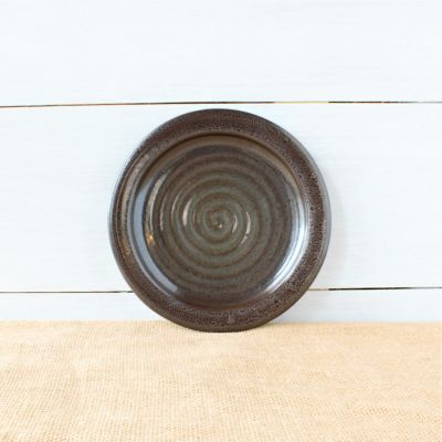 Sandstone Salad Plate- Cerulean Blue