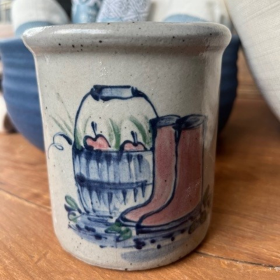 Candle Crock- Garden Boots