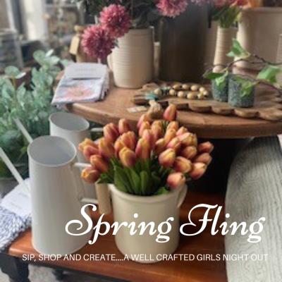 Spring Fling - May 1st- Shop, Sip, Create Ticket