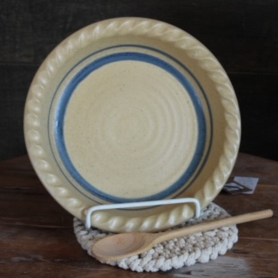 Pie Plate- Yellowware