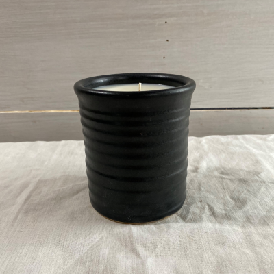 Ridges Candle Crock - Black Tie