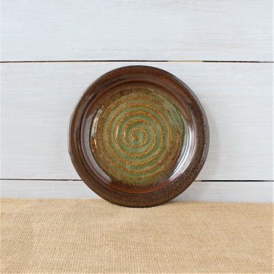 Sandstone Salad Plate- Woodland Sage