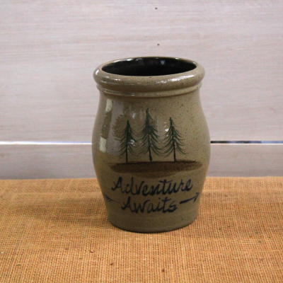 Utensil Jar- Adventure Awaits 