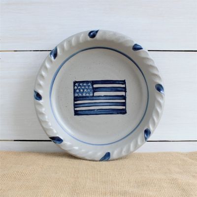 Pie Plate - Flag Pattern