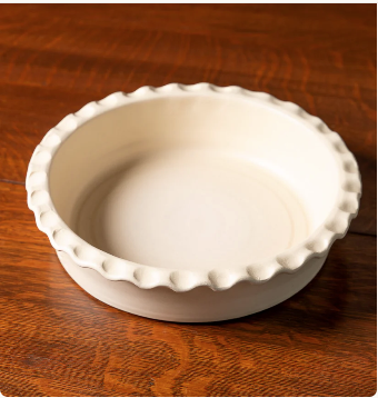 Deep Dish Baker- Drift White