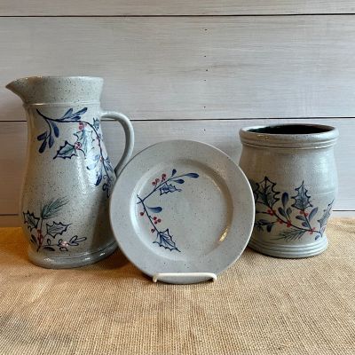 Appetizer Plate- Holly Pine