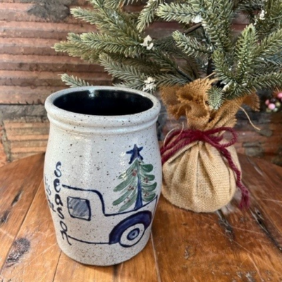 Utensil Jar- Tis the Season