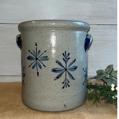 1 Gallon Crock- Snowflake