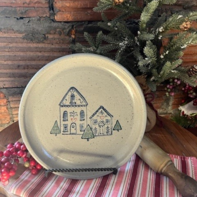 Holiday Cookie Plate- Gingerbread House
