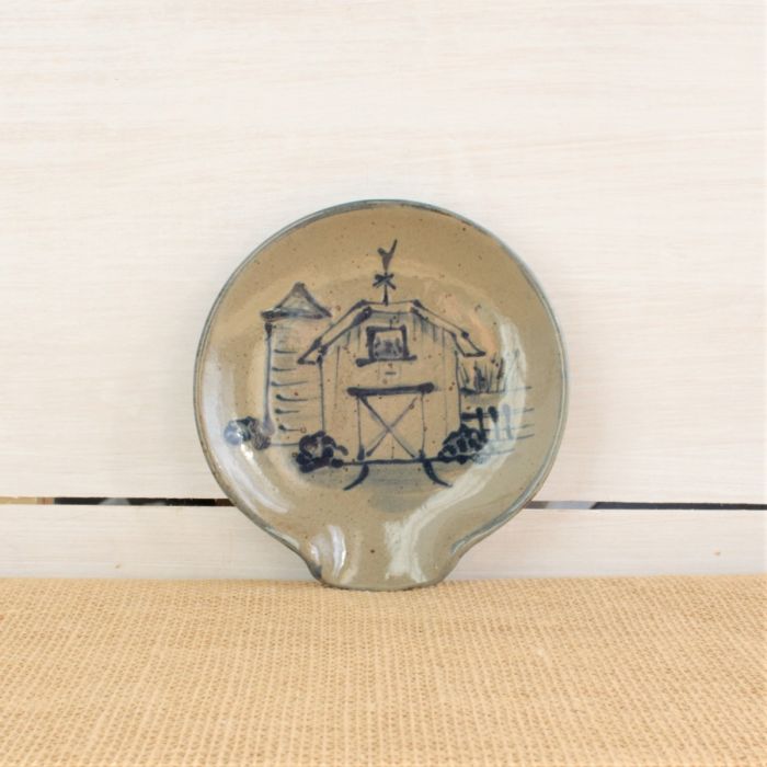 Barn Spoon Rest Rowe Pottery