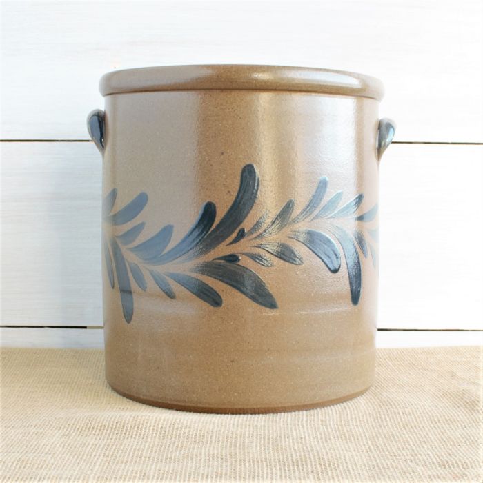 2 Gallon Hand-Turned Pottery Butter Churn