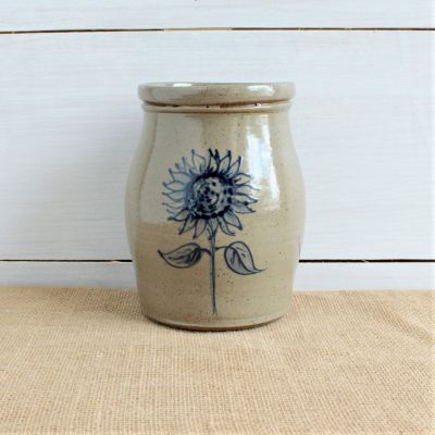Fall Utensil Jar New Sunflower